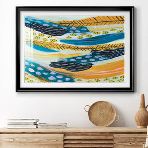 Feathery III - Modern Framed Art Print