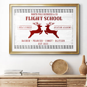 Flight School - Modern Framed Art Print