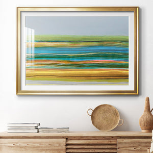 Parallel Striae II - Modern Framed Art Print