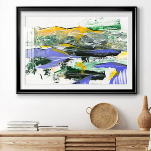 Silent Mountain III - Modern Framed Art Print