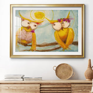 Hoos Branch for Two - Modern Framed Art Print
