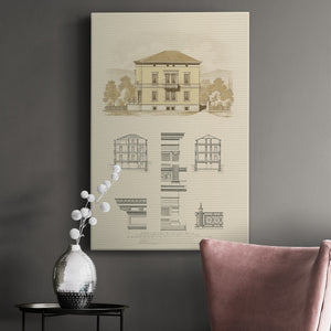 Estate and Plan II - Canvas Art Print