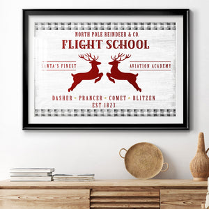 Flight School - Modern Framed Art Print