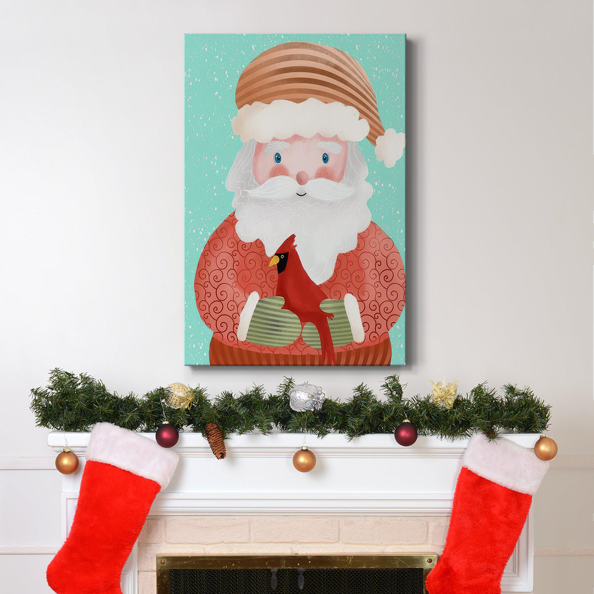 Santa Pack I - Gallery Wrapped Canvas