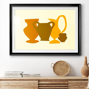 Posing Pottery II - Modern Framed Art Print