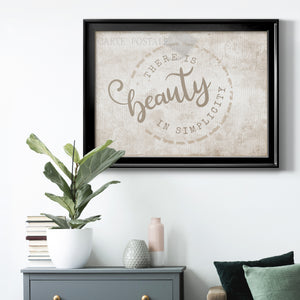 Beauty in Simplicity Premium Classic Framed Canvas - Ready to Hang
