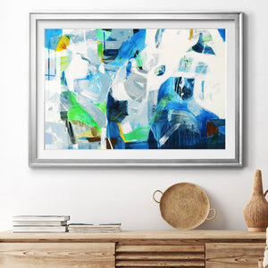 Down the Rapids - Modern Framed Art Print