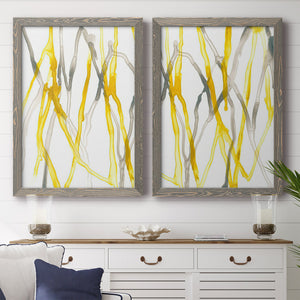 Runnel XIX - Barnwood Framed Canvas Set