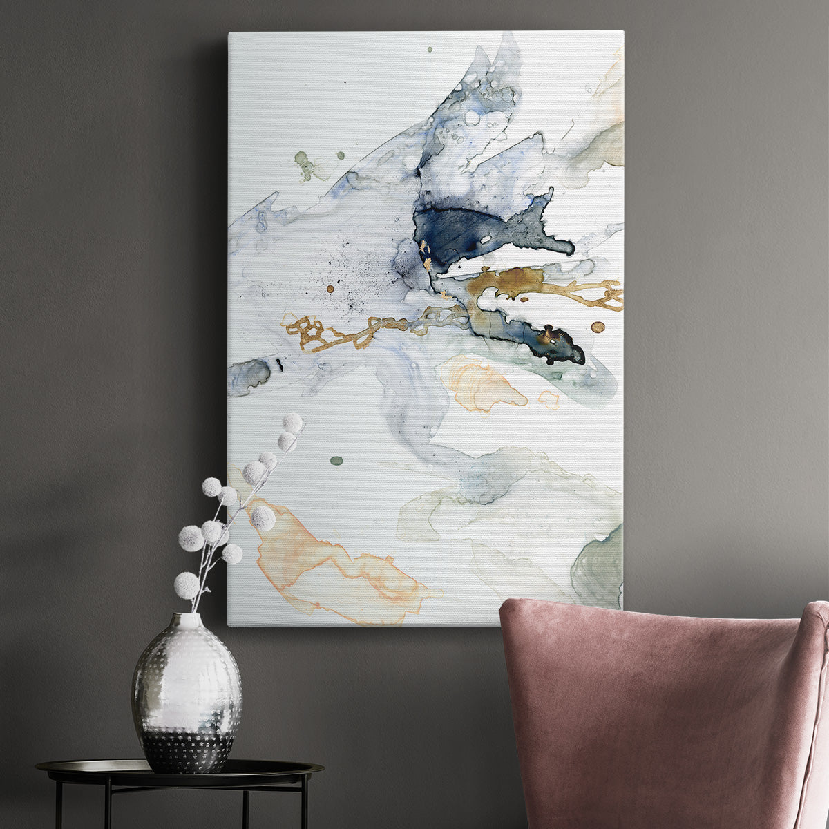 Organic Interlace II Premium Gallery Wrapped Canvas - Ready to Hang