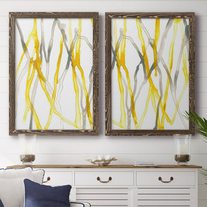 Runnel XIX - Barnwood Framed Canvas Set