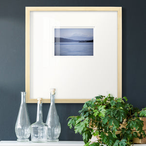 Blue Serenity- Premium Framed Print Double Matboard