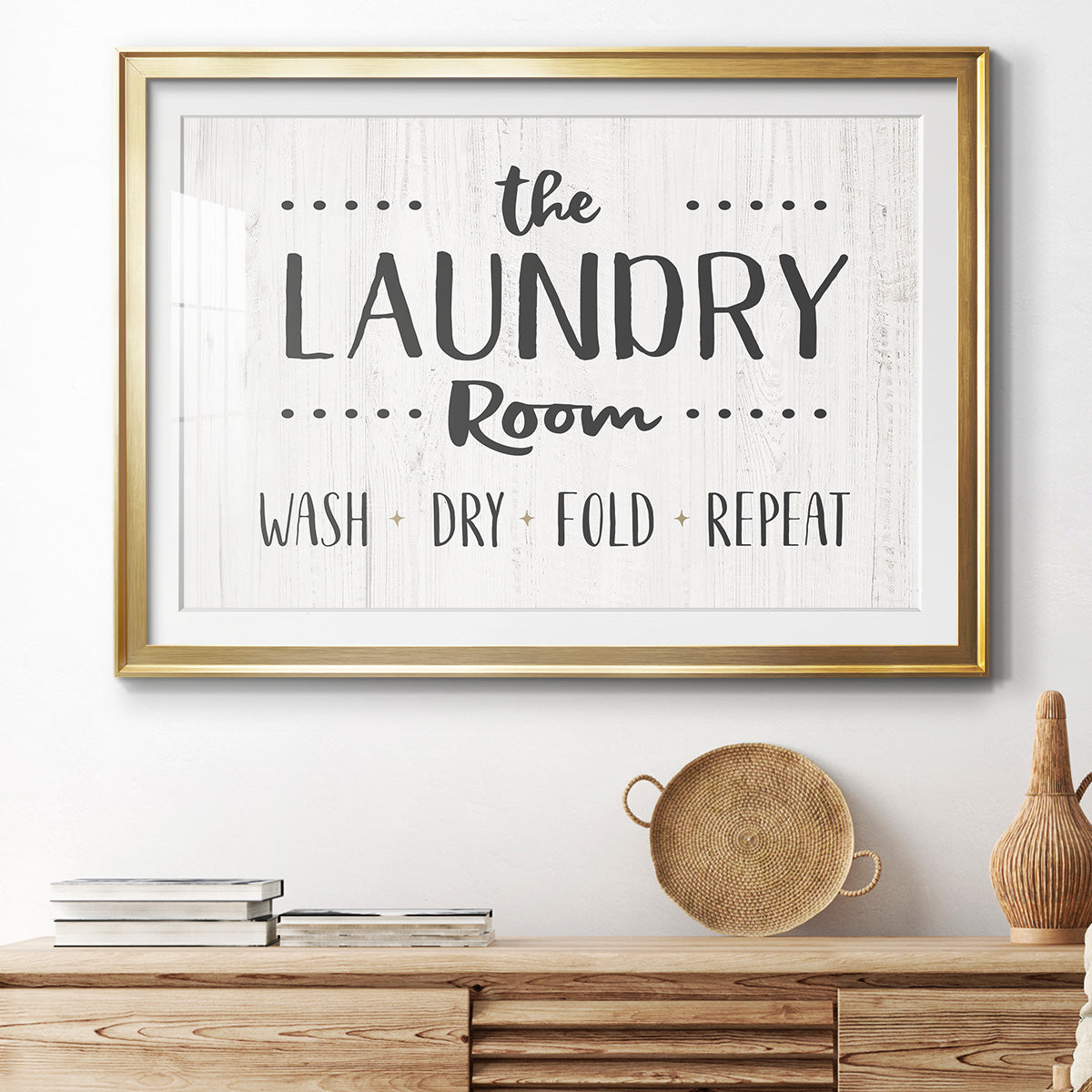 The Laundry Room Premium Framed Print - Ready to Hang