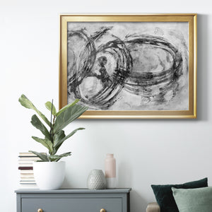 Infinity Rings II - Modern Framed Canvas Print