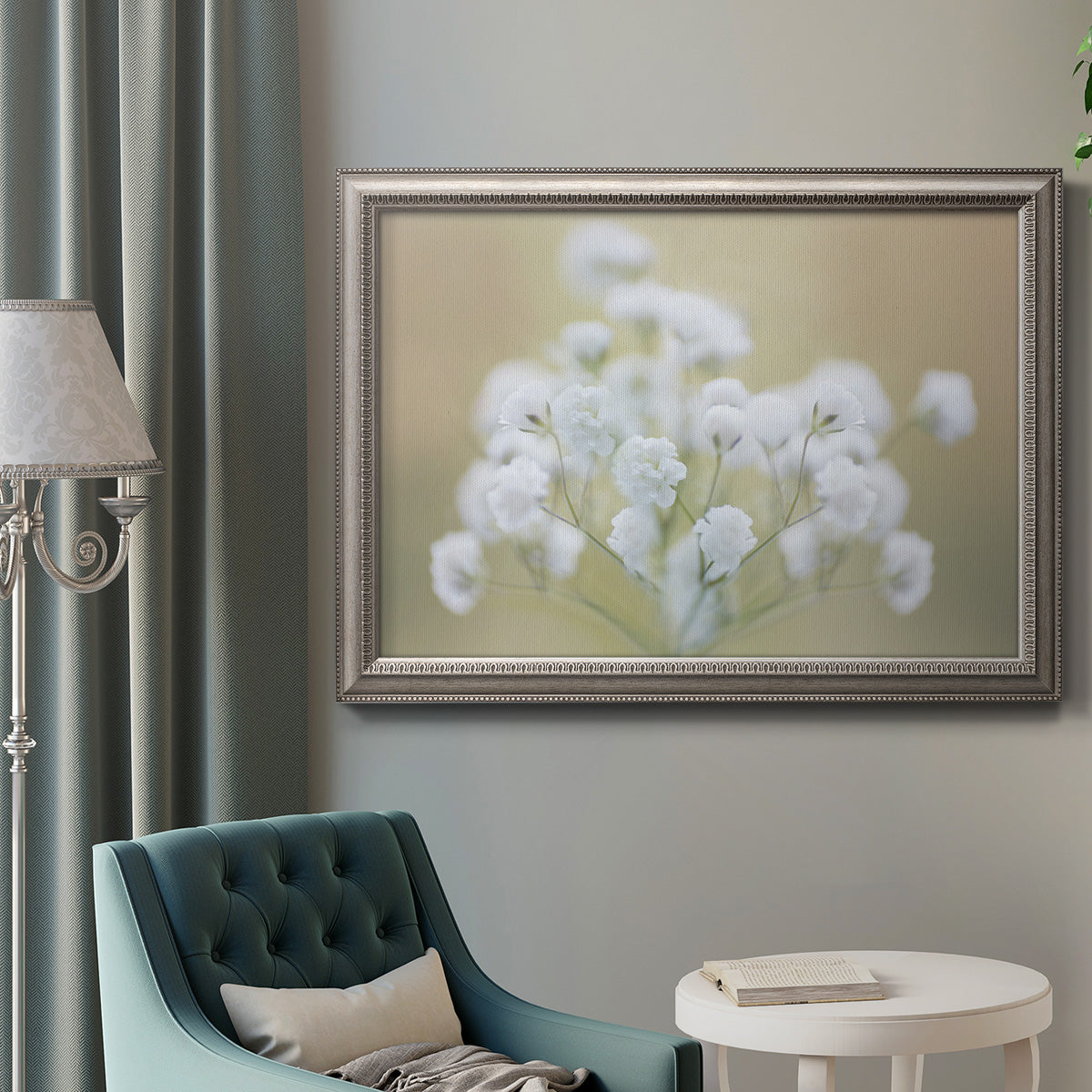 Baby's Breath Study II Premium Framed Canvas- Ready to Hang