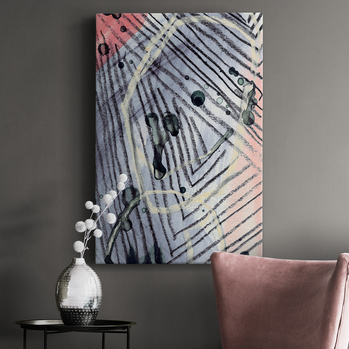 Angled Spaces VI Premium Gallery Wrapped Canvas - Ready to Hang