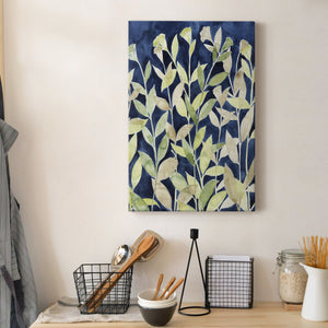 Indigo Blooming Night I - Canvas Art Print