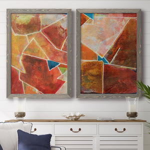 Primary Connection VII - Barnwood Framed Canvas Set