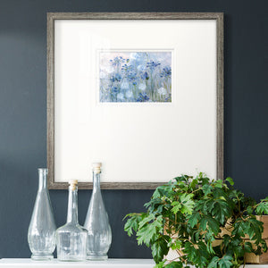 Dandelion and Agapanthus Premium Framed Print Double Matboard