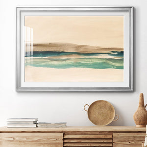 Layered Horizon I - Modern Framed Art Print