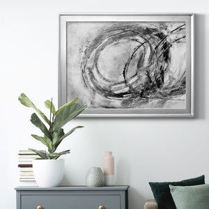 Infinity Rings I - Modern Framed Canvas Print