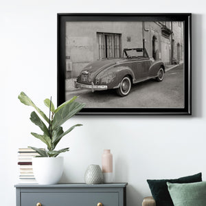 Classic Automobile - Modern Framed Canvas Print