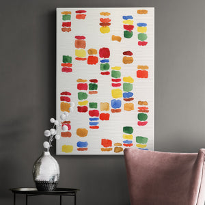 Colorful Code I Premium Gallery Wrapped Canvas - Ready to Hang