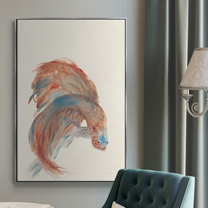 Betta III - Framed Premium Gallery Wrapped Canvas L Frame - Ready to Hang