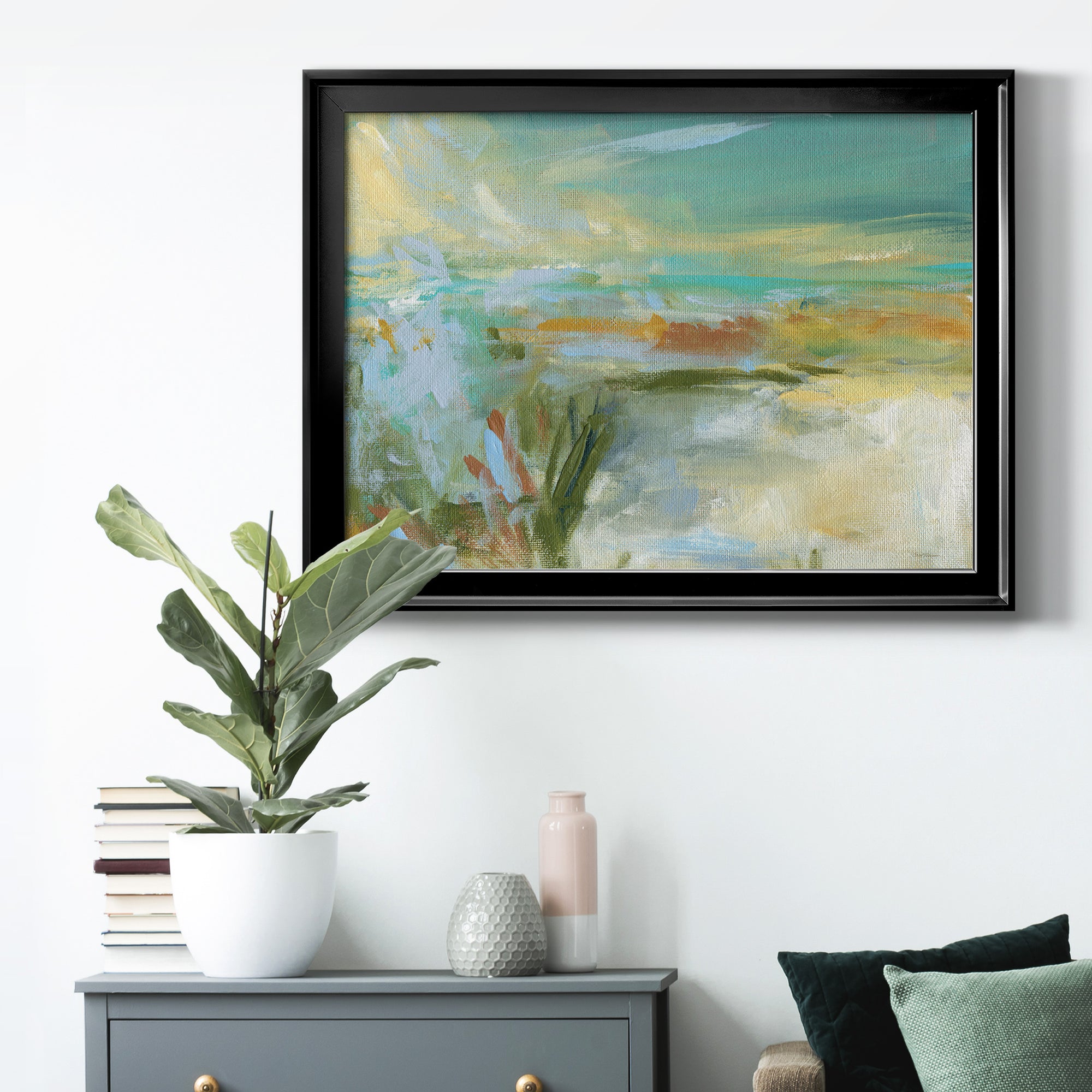 Sandy Beach Premium Classic Framed Canvas - Ready to Hang
