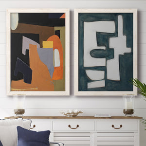 The Olive Press Rooom - Barnwood Framed Canvas Set