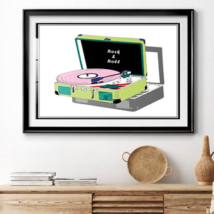 Record Shop II - Modern Framed Art Print