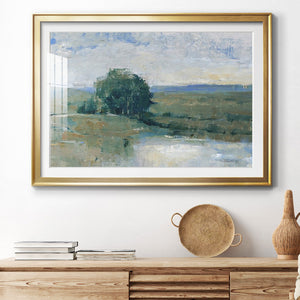 Riverbank Impression I - Modern Framed Art Print
