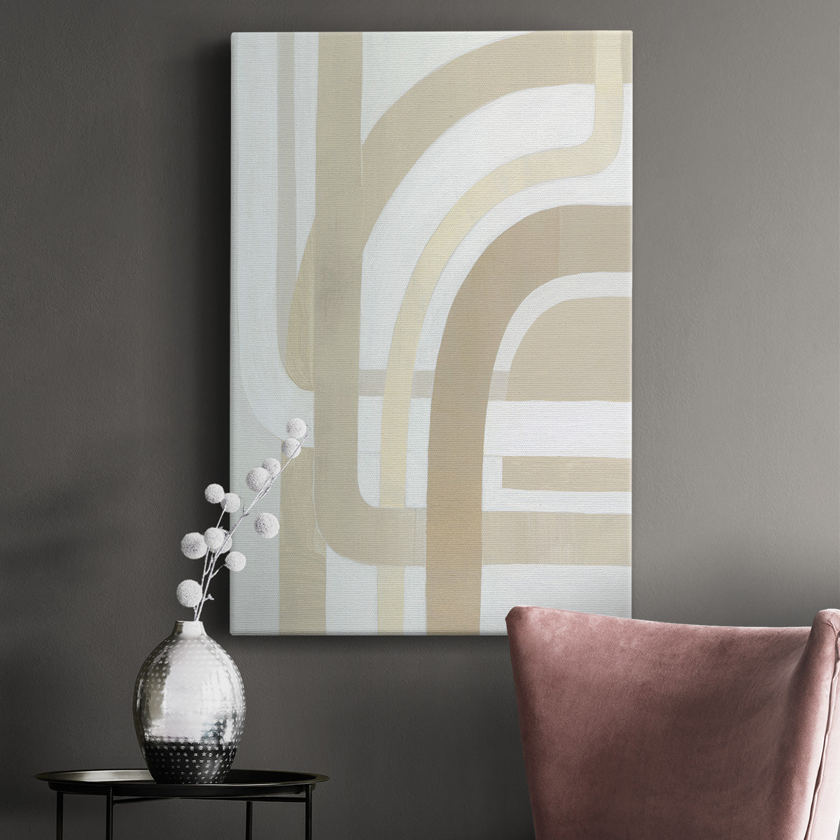 Loops & Weaves I Premium Gallery Wrapped Canvas - Ready to Hang