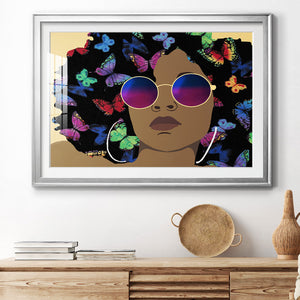Butterfly Diva I - Modern Framed Art Print