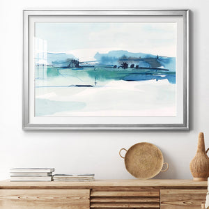 Ultramarine Vista II - Modern Framed Art Print
