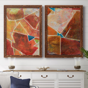 Primary Connection VII - Barnwood Framed Canvas Set