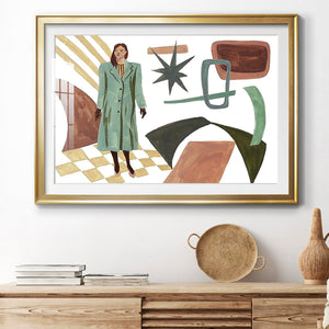 Vintage Vibes II - Modern Framed Art Print