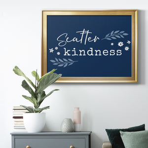 Kindness - Modern Framed Canvas Print