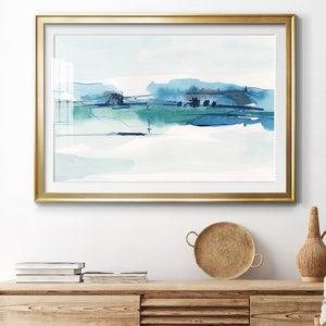 Ultramarine Vista II - Modern Framed Art Print