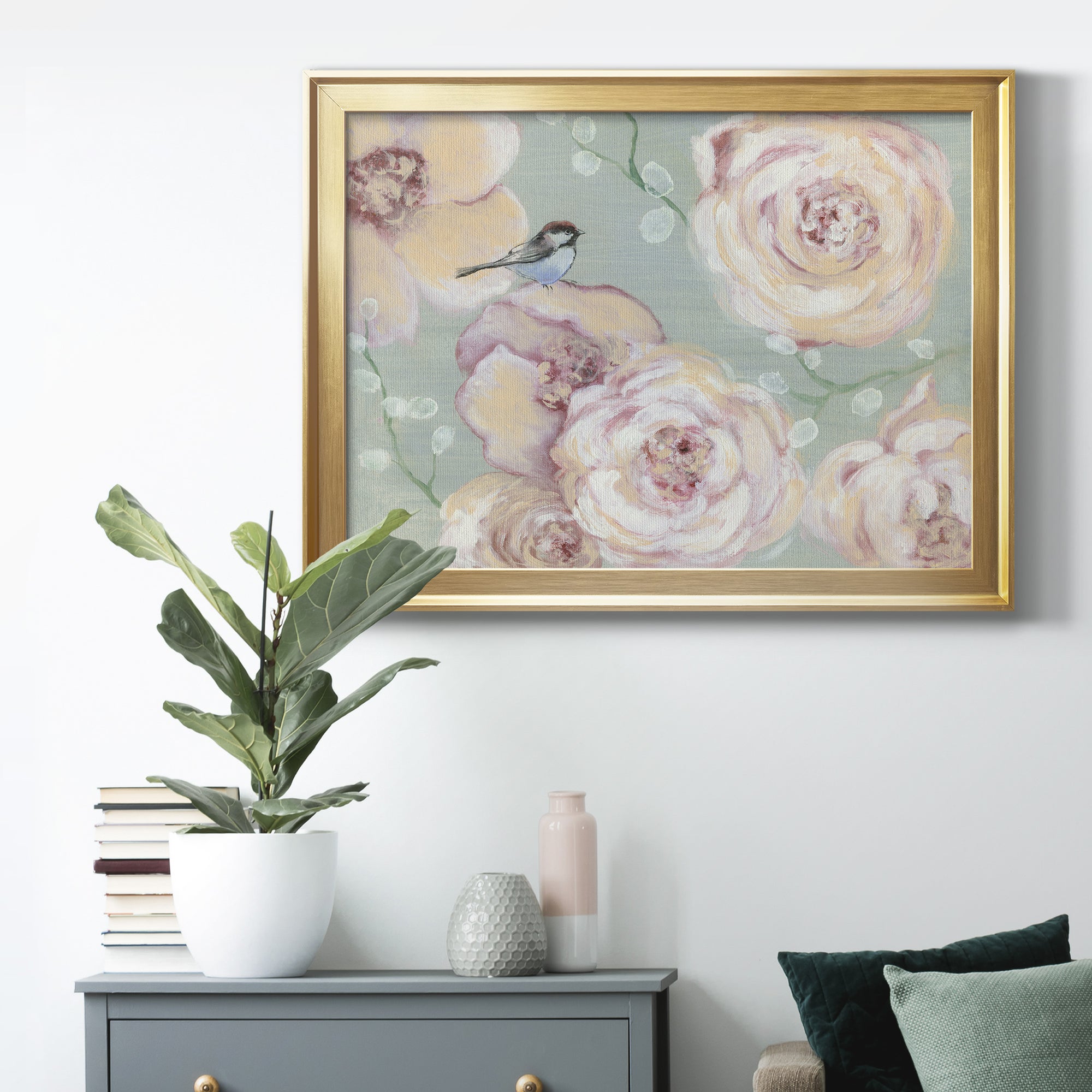 Blush Melody Premium Classic Framed Canvas - Ready to Hang
