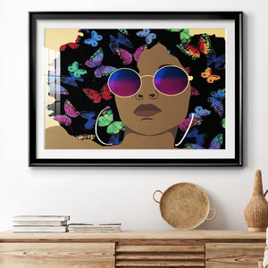 Butterfly Diva I - Modern Framed Art Print