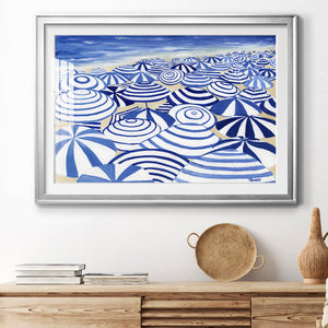 Candy Bowl Prussian Blue - Modern Framed Art Print