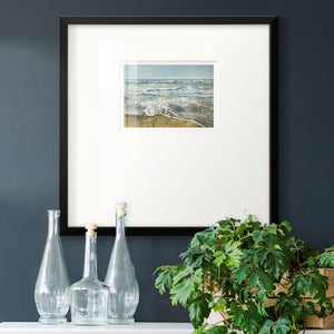 BEACHCOMBING Premium Framed Print Double Matboard