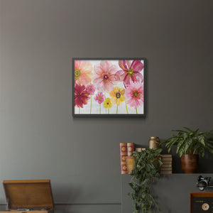 44001,watercolor,flowers,artwork,painting,floral,blossoms,pink,yellow,red,framed,colorful,decorative,nature,home decor,art,petals,garden,creative,mixed media,botanical,aesthetic,bright,beauty,hand-painted,wall art,interior design,cheerful,delicate,modern,flower arrangement,spring,seasonal,floral arrangement,visual art,design,Re-stickable,Text & Numbers