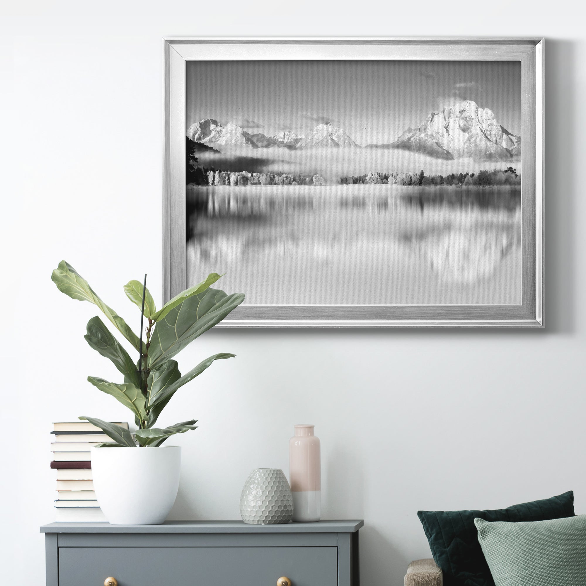 Peak Reflection Premium Classic Framed Canvas - Ready to Hang