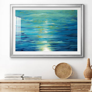 Deep Blue - Modern Framed Art Print