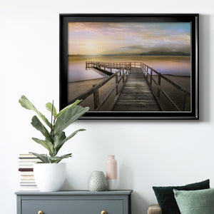 Morning on the Lake Premium Classic Framed Canvas - Ready to Hang