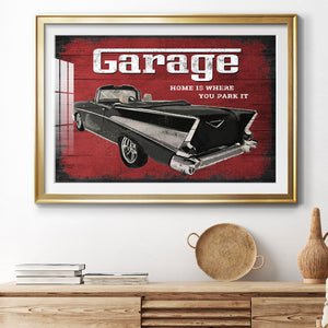 The Garage - Modern Framed Art Print