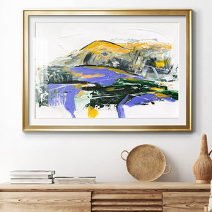 Silent Mountain V - Modern Framed Art Print