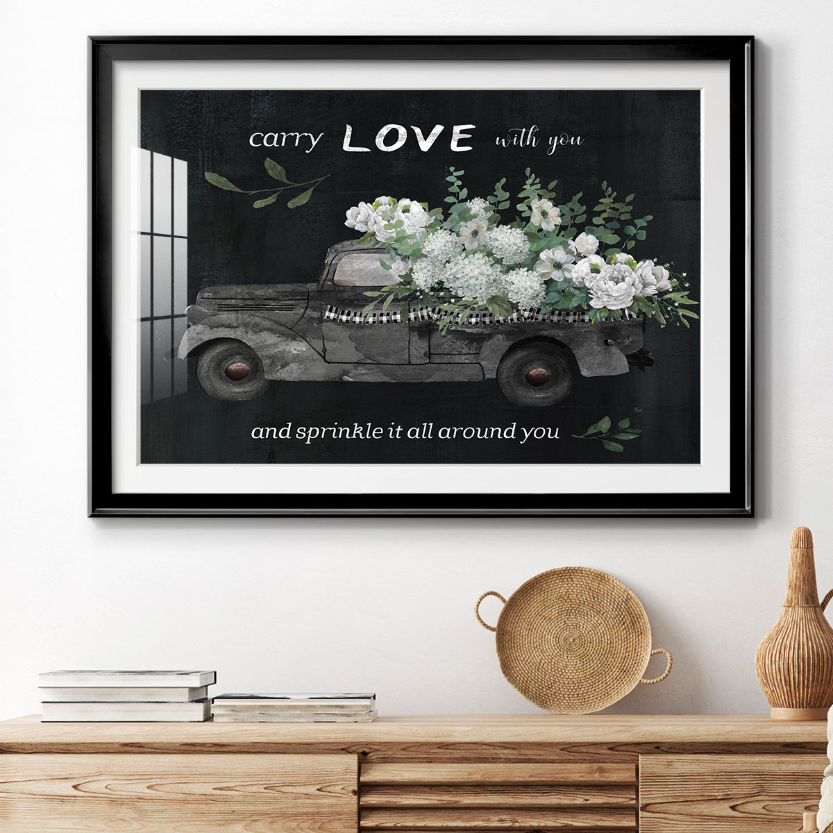 Carry Love Premium Framed Print - Ready to Hang