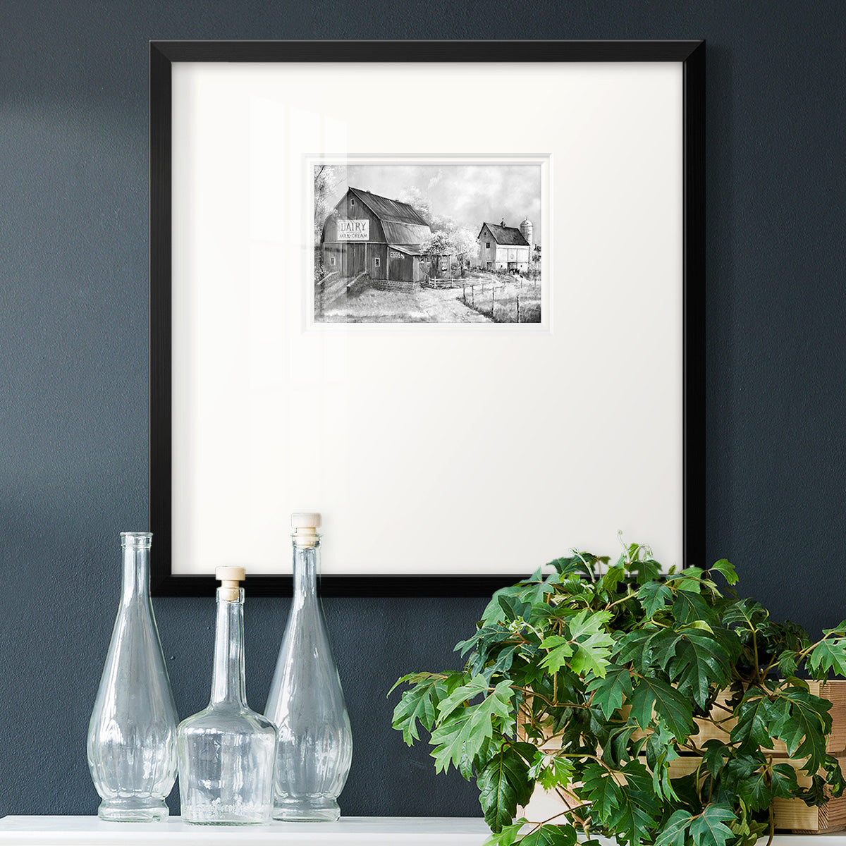 Day At The Farm Premium Framed Print Double Matboard
